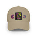 Low Profile Baseball Cap — Neon Grin Streetwear Hat with 'FL3X' Graphic