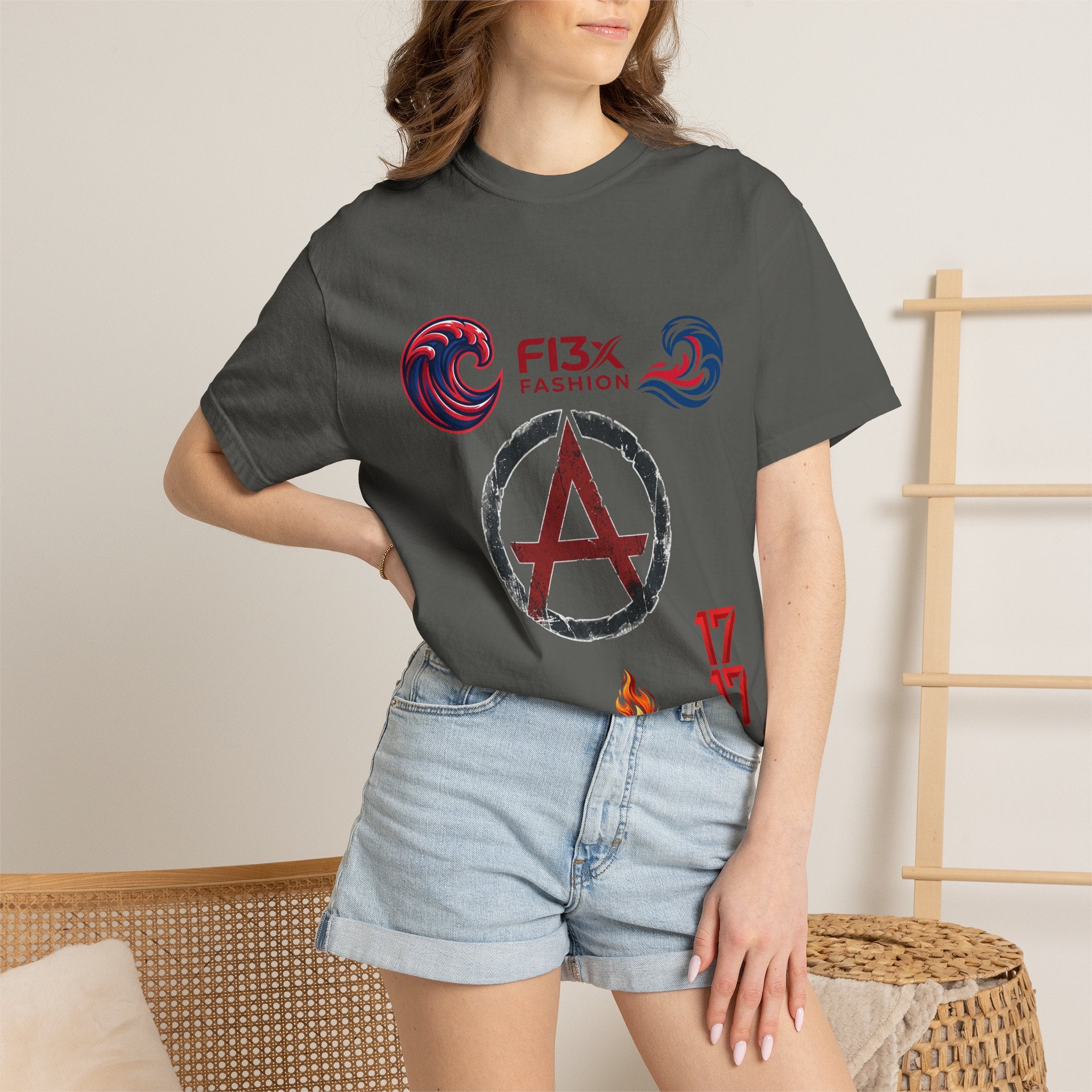 Graphic T-Shirt — 'Just Be You' FI3x Fashion Wave Logo Tee