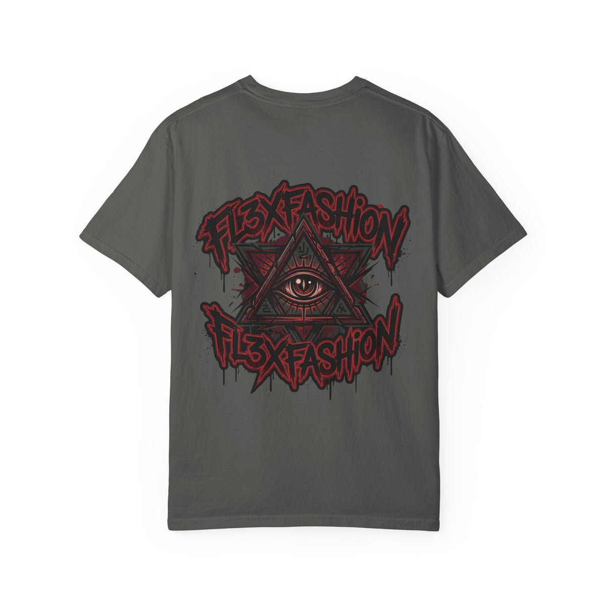 Halloqueen Graphic T-Shirt — Gothic Pyramid & All-Seeing Eye Streetwear