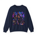 Cyberpunk Queen Crewneck Sweatshirt — Neon Futuristic Streetwear