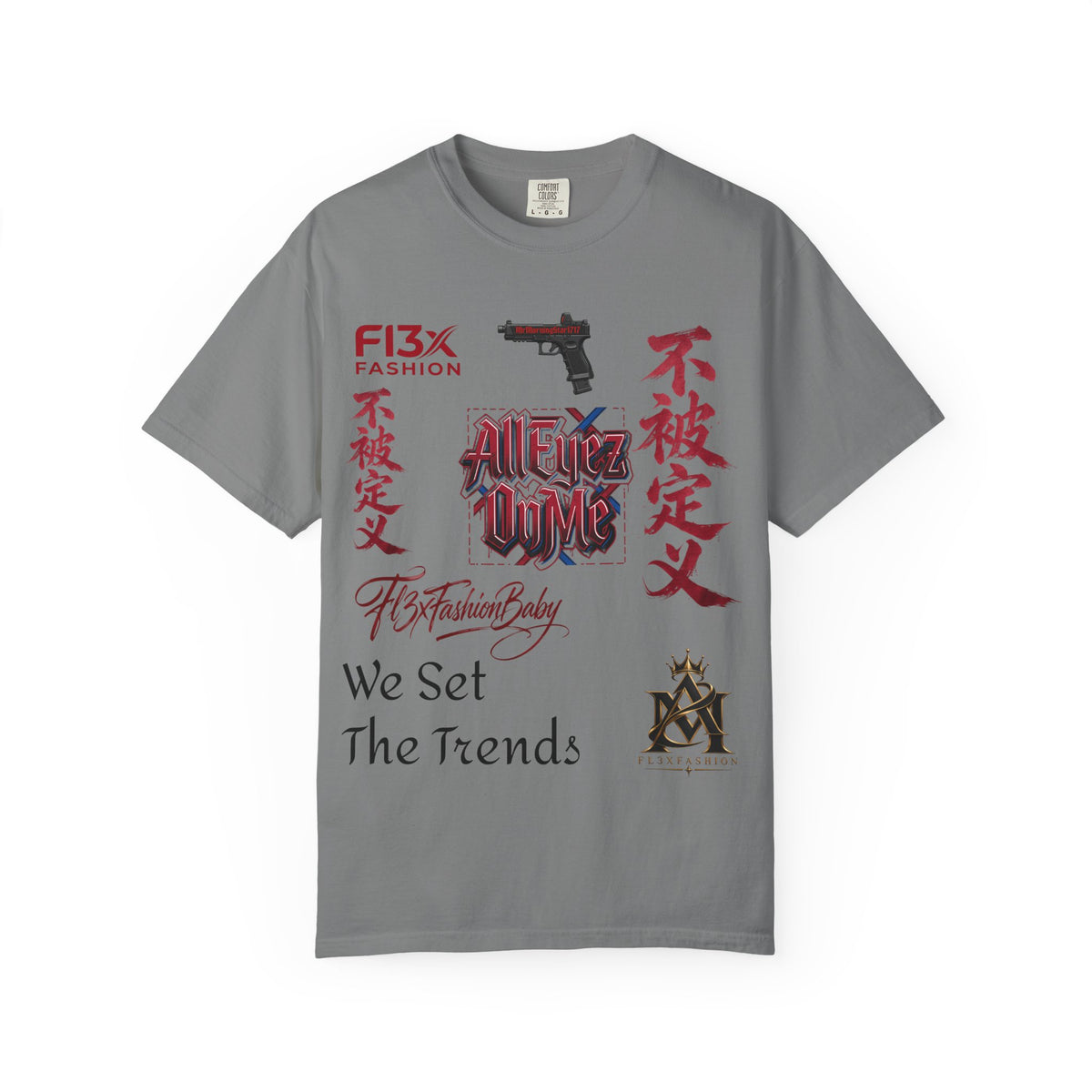 Graphic Tee — Asian Calligraphy & Streetwear Logo T-Shirt