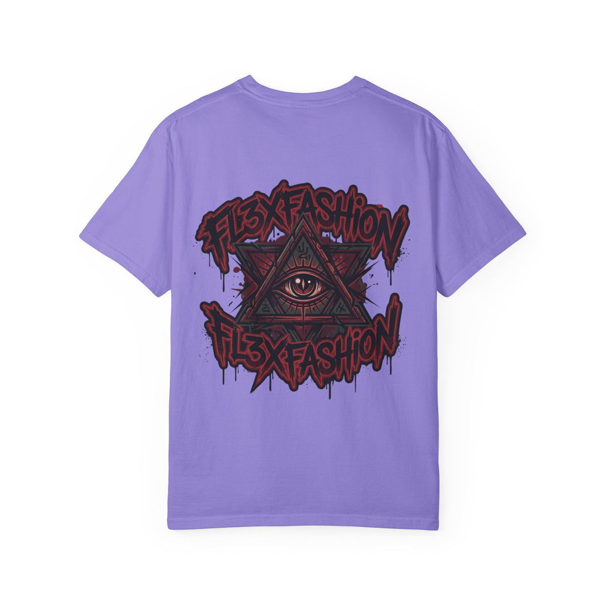 Halloqueen Graphic T-Shirt — Gothic Pyramid & All-Seeing Eye Streetwear