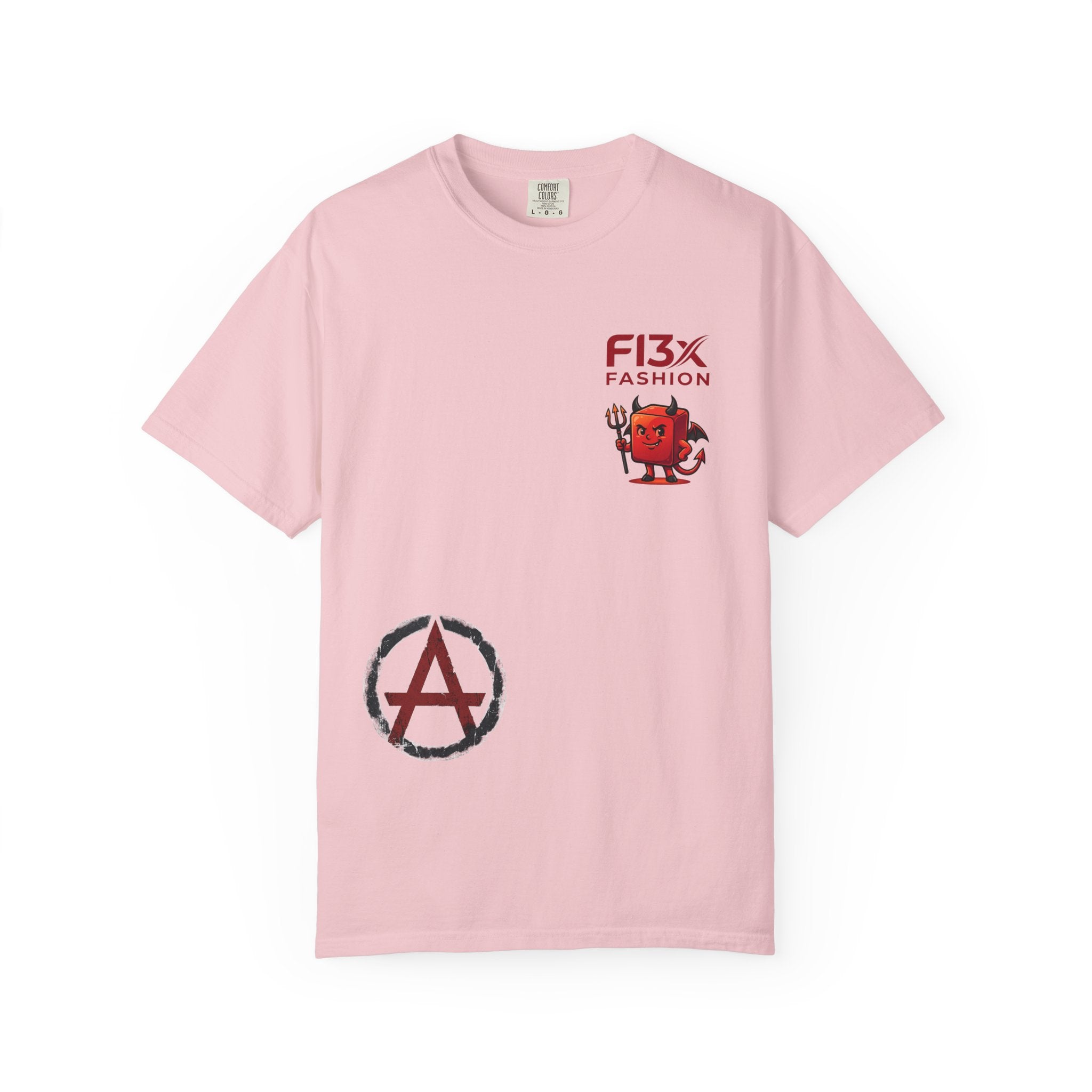 Graphic T-Shirt — Occult Pyramid Eye Design with 'Fix Fashion' Patch