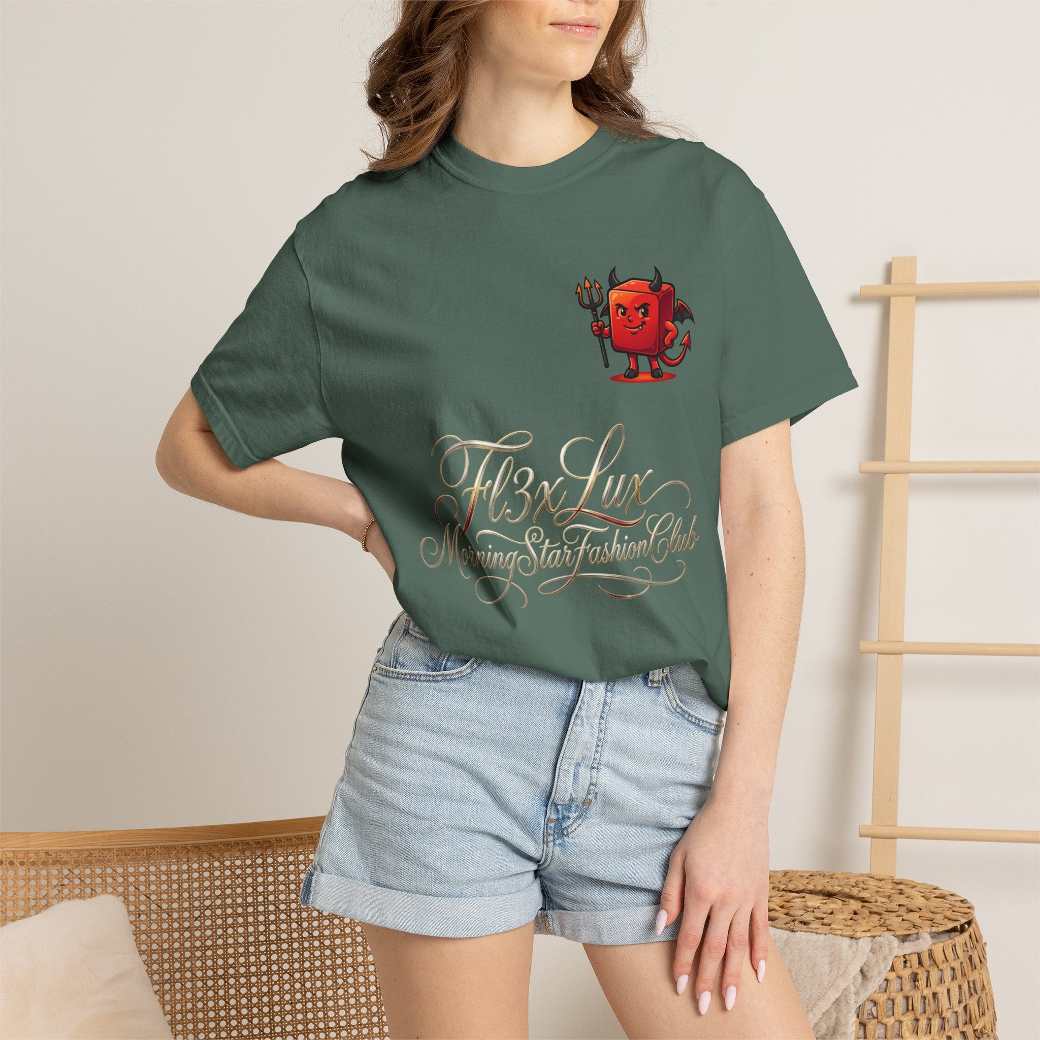 Phoenix & Devil Graphic T-Shirt — Fi3x Fashion Morning Star Club