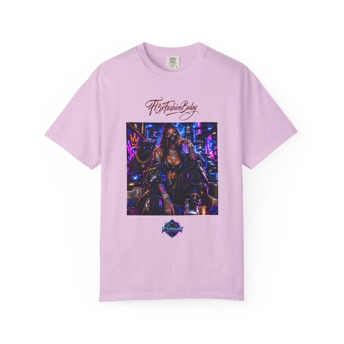 Cyberpunk Nightlife T‑Shirt — “The Fashion Baby” Graphic Tee