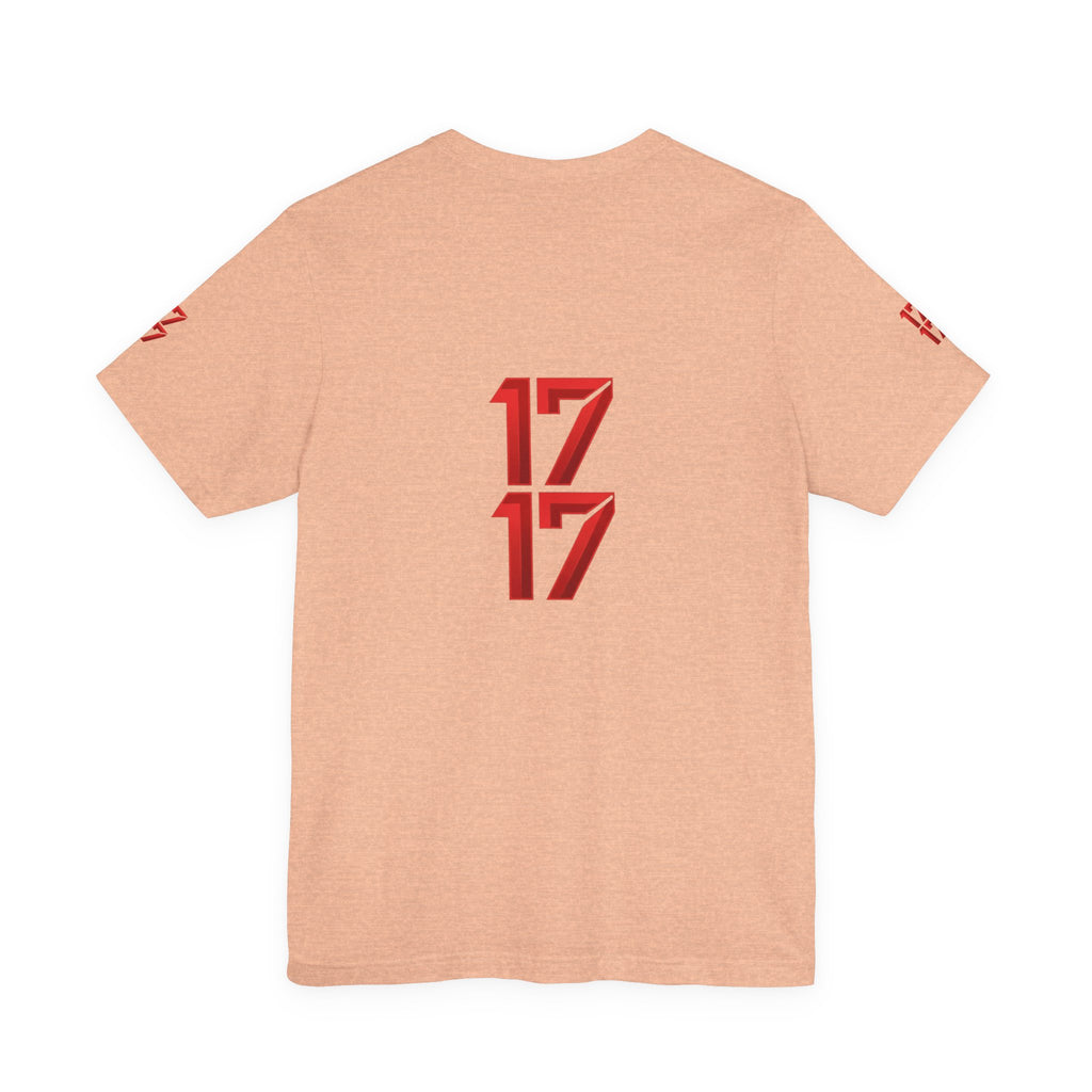 Stay Krazi Graffiti Tee — Red 17 Streetwear T‑Shirt