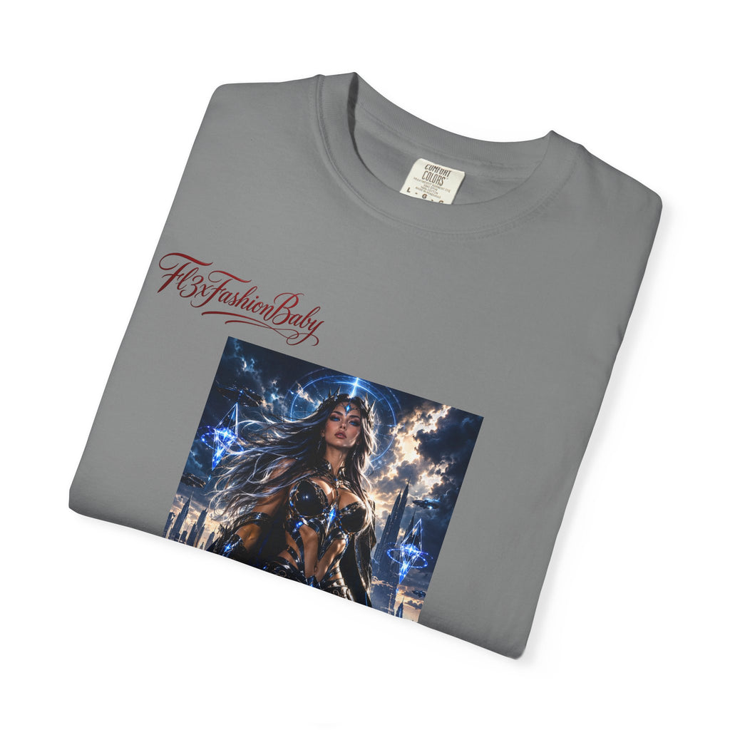 Fantasy Warrior Graphic T-Shirt — "FB7FashionBaby" Logo Tee