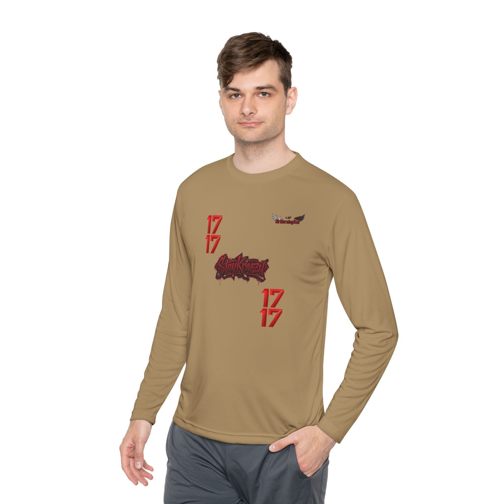 Drag Queen Portrait Long Sleeve Tee — Colorful Pop Art “17” Graphic