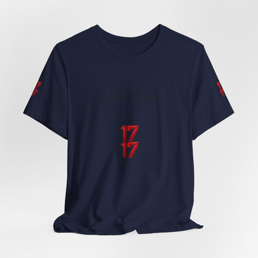 MaxClass '17' Graphic Tee — Minimal Script Logo T-Shirt