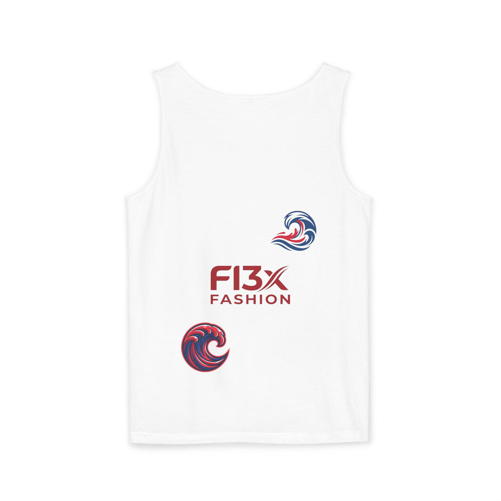 Graphic Tank Top — Colorful Street Art & Drip Logo Design