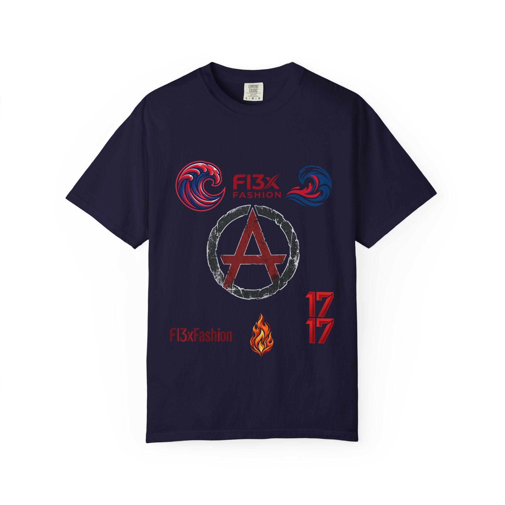 Graphic T-Shirt — 'Just Be You' FI3x Fashion Wave Logo Tee