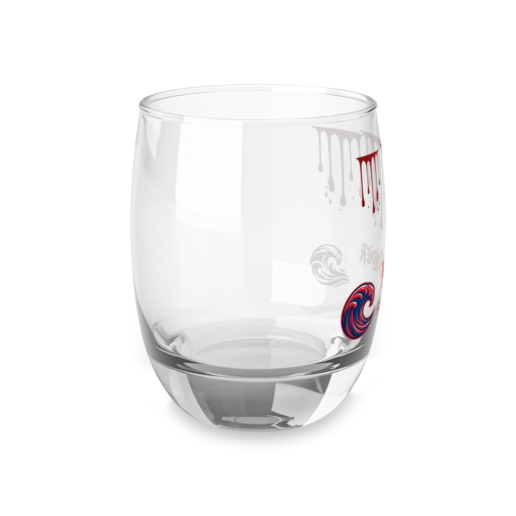 Blood Drip Whiskey Glass — I'm a Soldier Graphic Stemless Rocks Glass