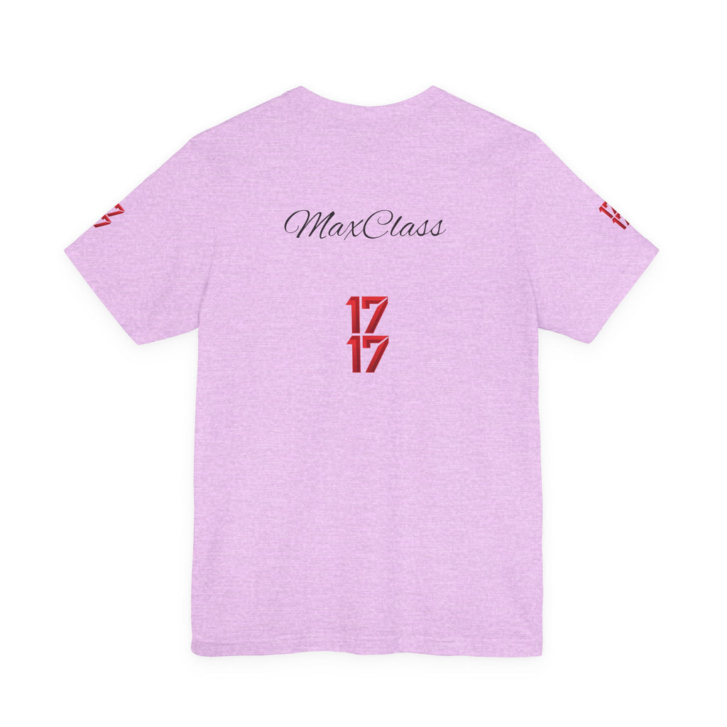 MaxClass '17' Graphic Tee — Minimal Script Logo T-Shirt