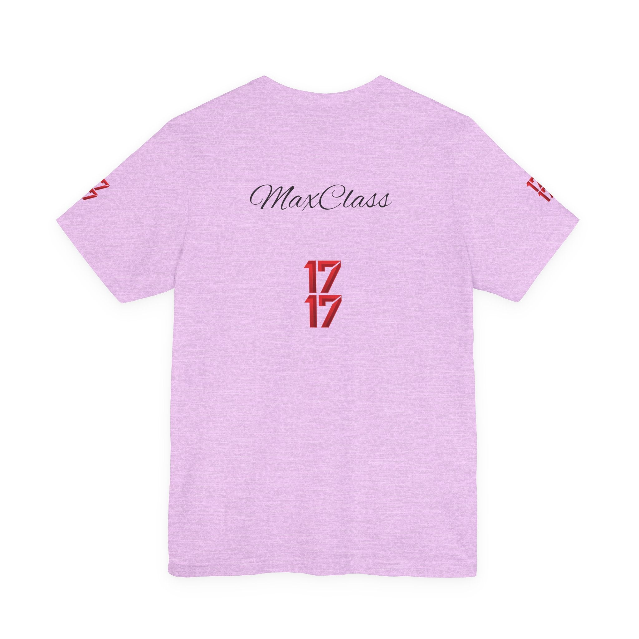 MaxClass '17' Graphic Tee — Minimal Script Logo T-Shirt