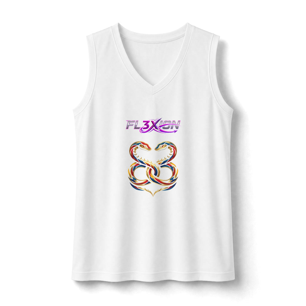 Fl3xion Flame Logo V-Neck Tank