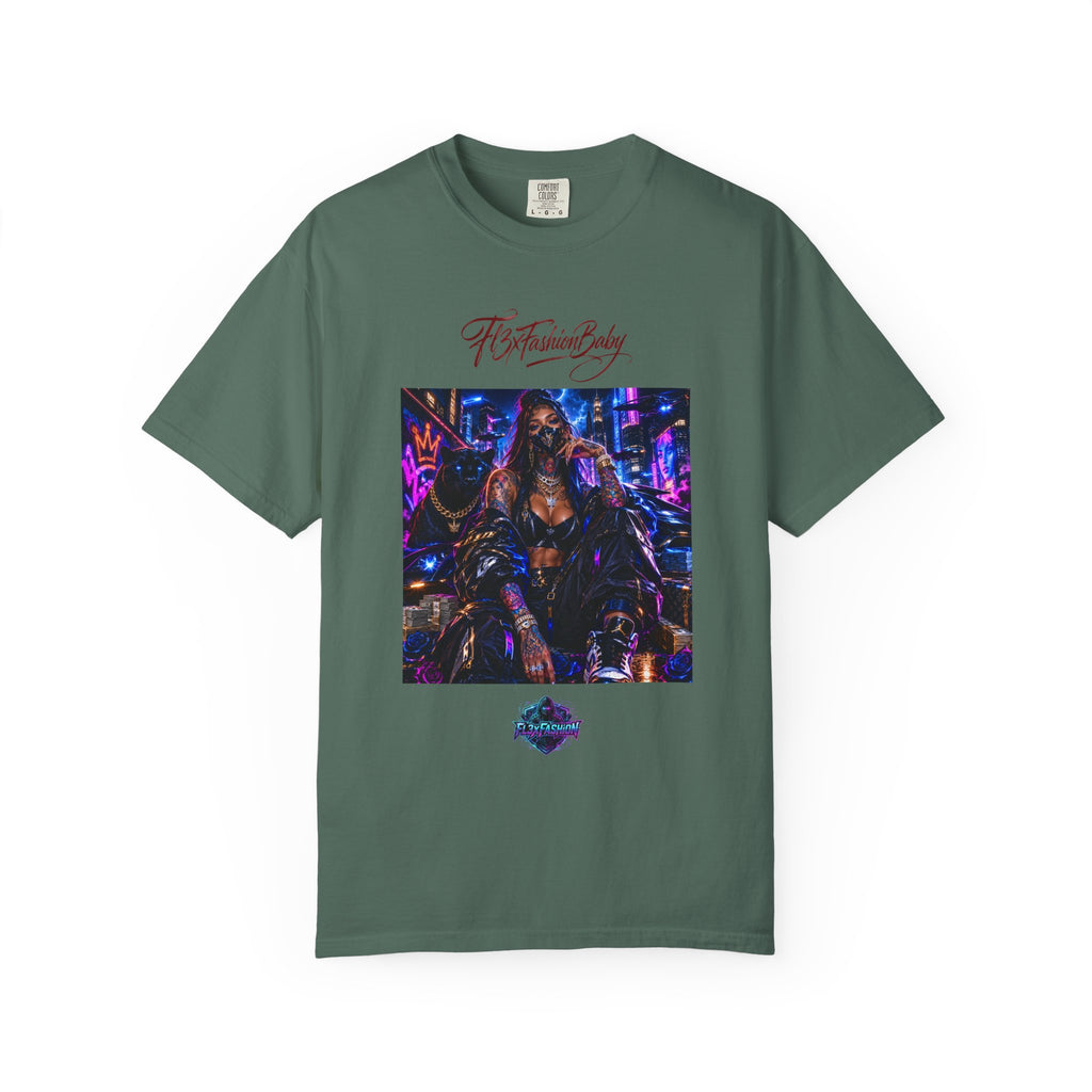 Cyberpunk Nightlife T‑Shirt — “The Fashion Baby” Graphic Tee