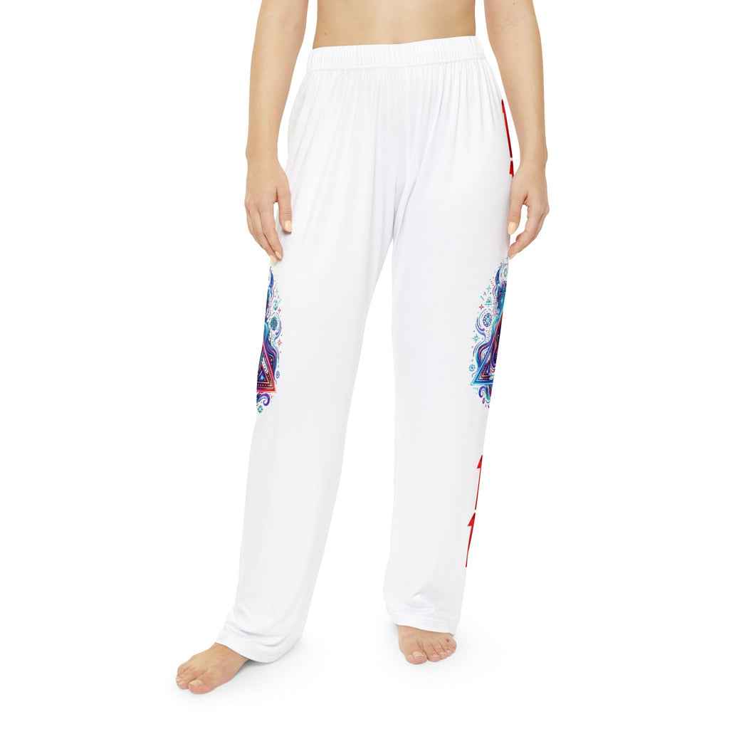 Women's Pajama Pants — Mystic All-Over Print with Third Eye & 1717 Accent