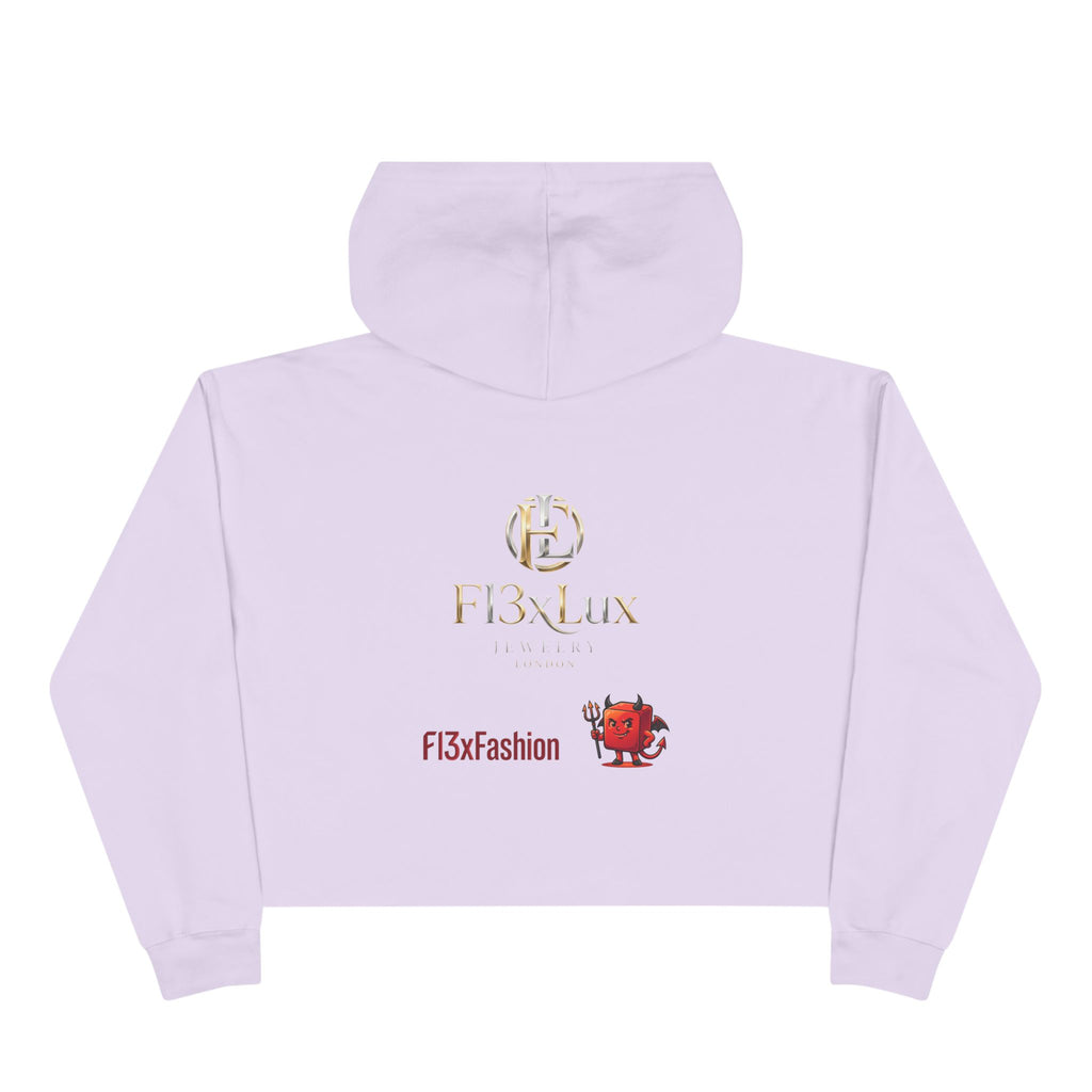 Phoenix Crop Hoodie — FI3x Fashion Logo Graphic
