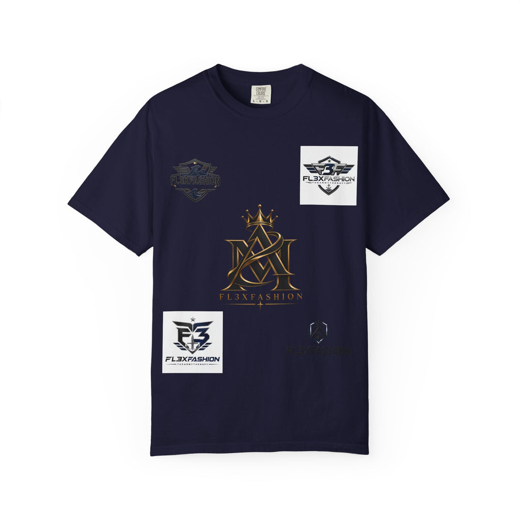 Graphic T-Shirt — Mythic Warrior Back Print with Crest Logos