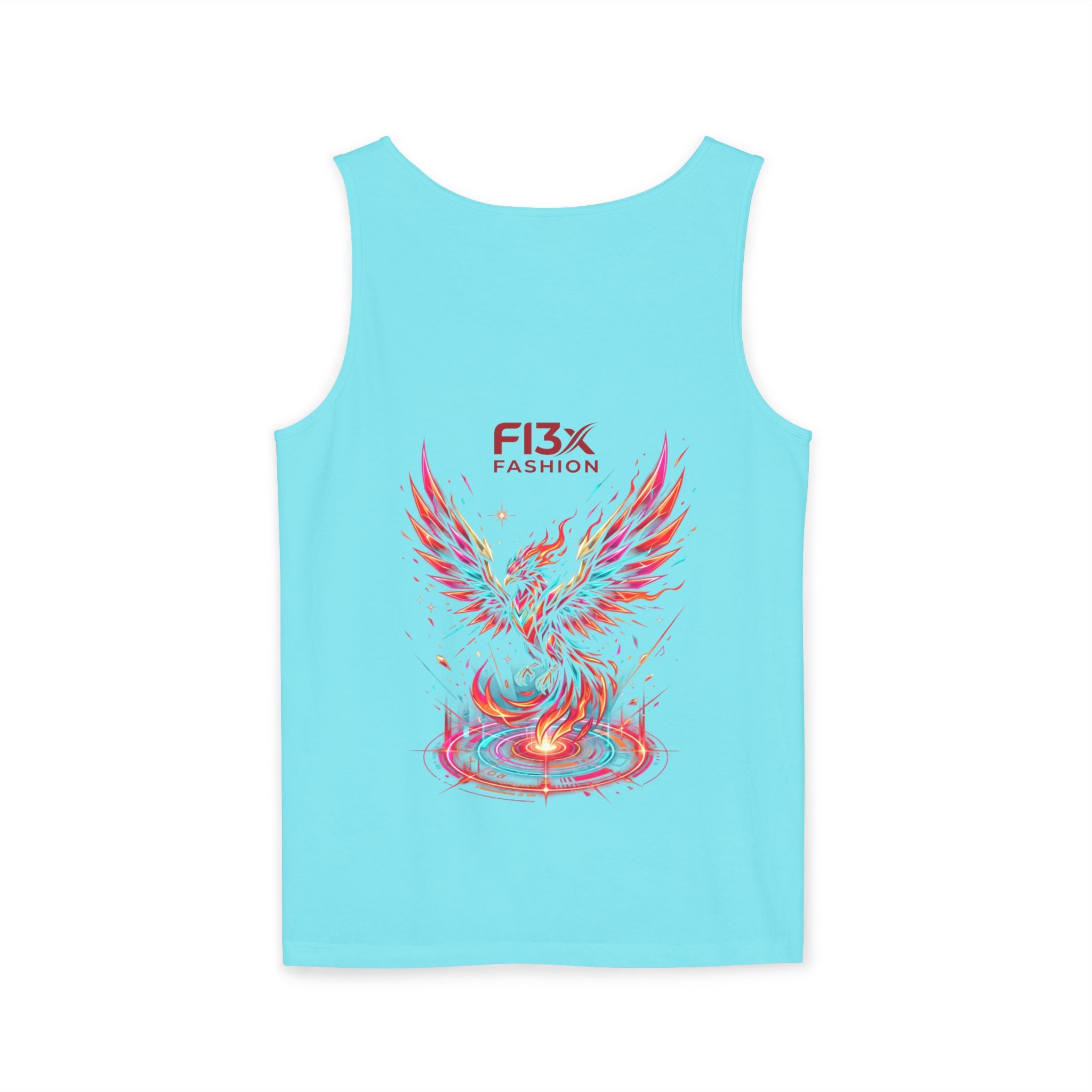 Phoenix Graphic Tank Top — Colorful Rising Firebird Design