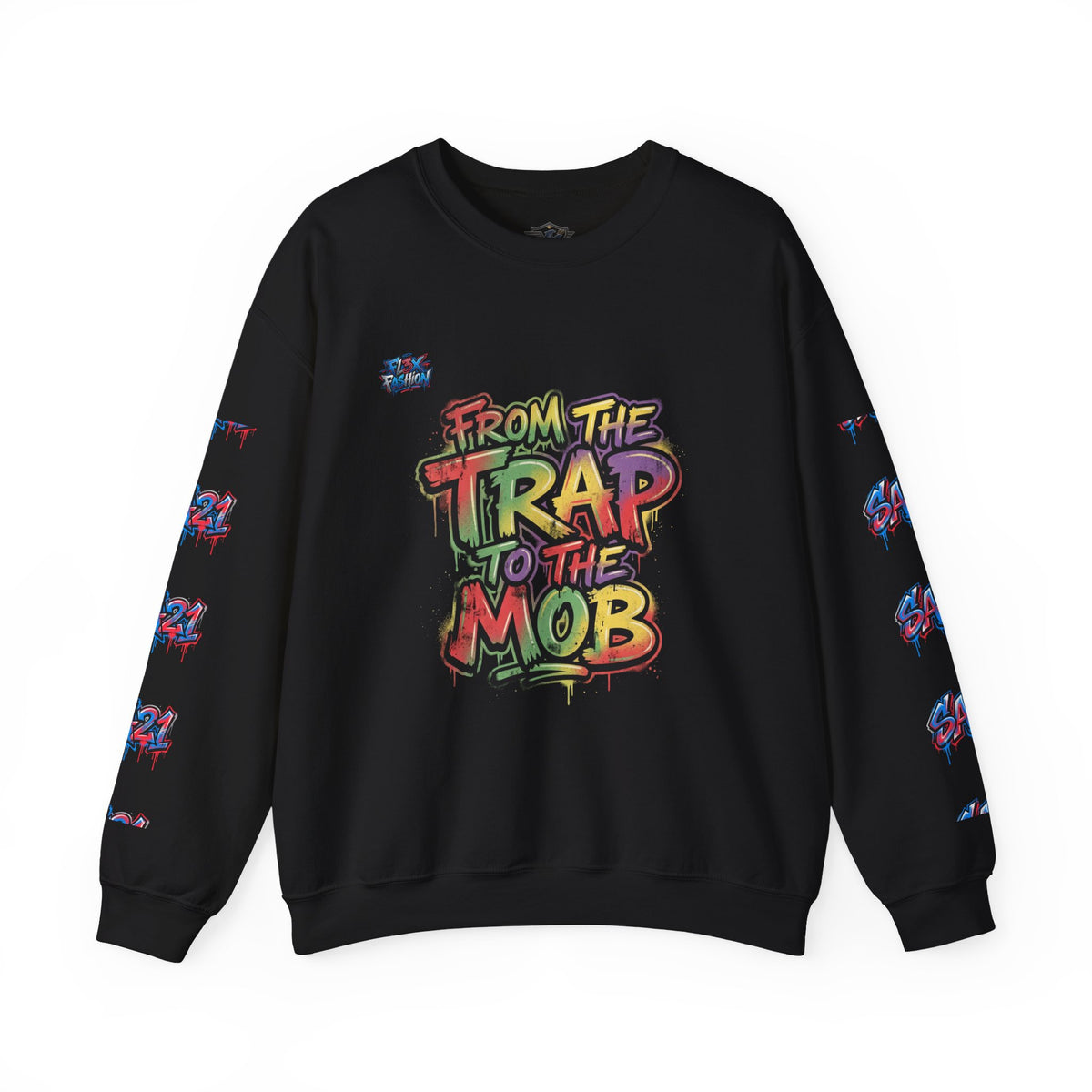 Graffiti "From the Trap to the Mob" Crewneck Sweatshirt
