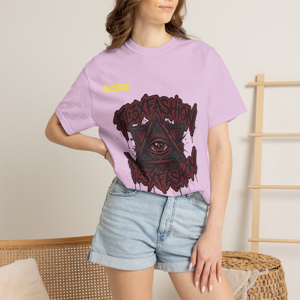 Graphic Tee — “Flex Fashion” All-Seeing Eye Streetwear T-Shirt