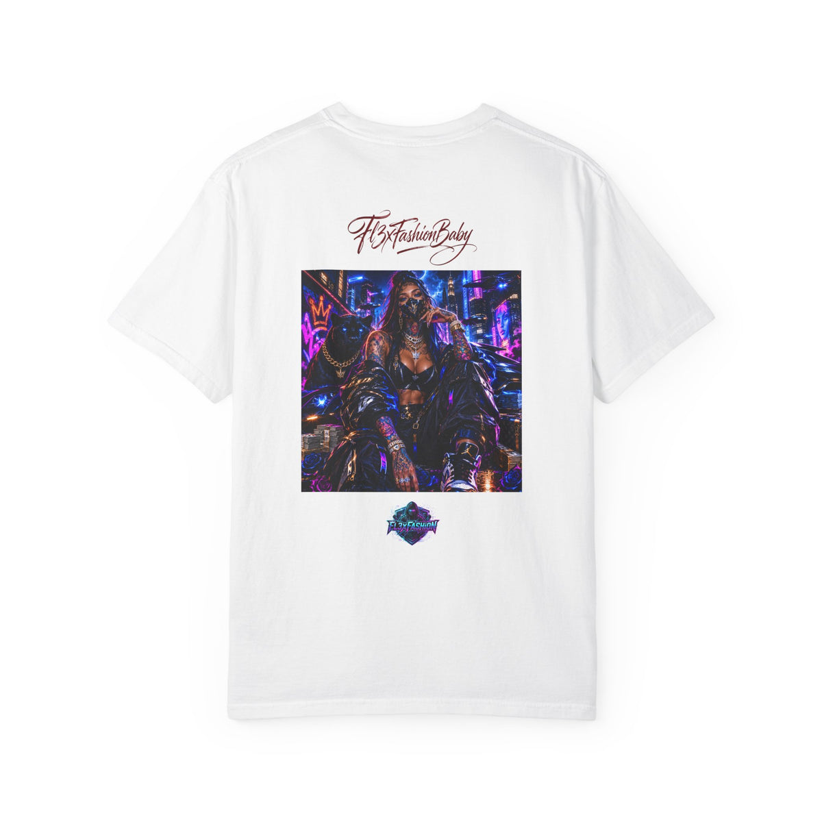 Cyberpunk Nightlife T‑Shirt — “The Fashion Baby” Graphic Tee