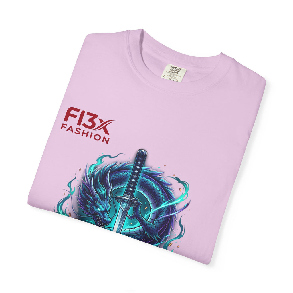 Dragon Katana T-Shirt — Neon Samurai Sword Graphic Tee (17/17)