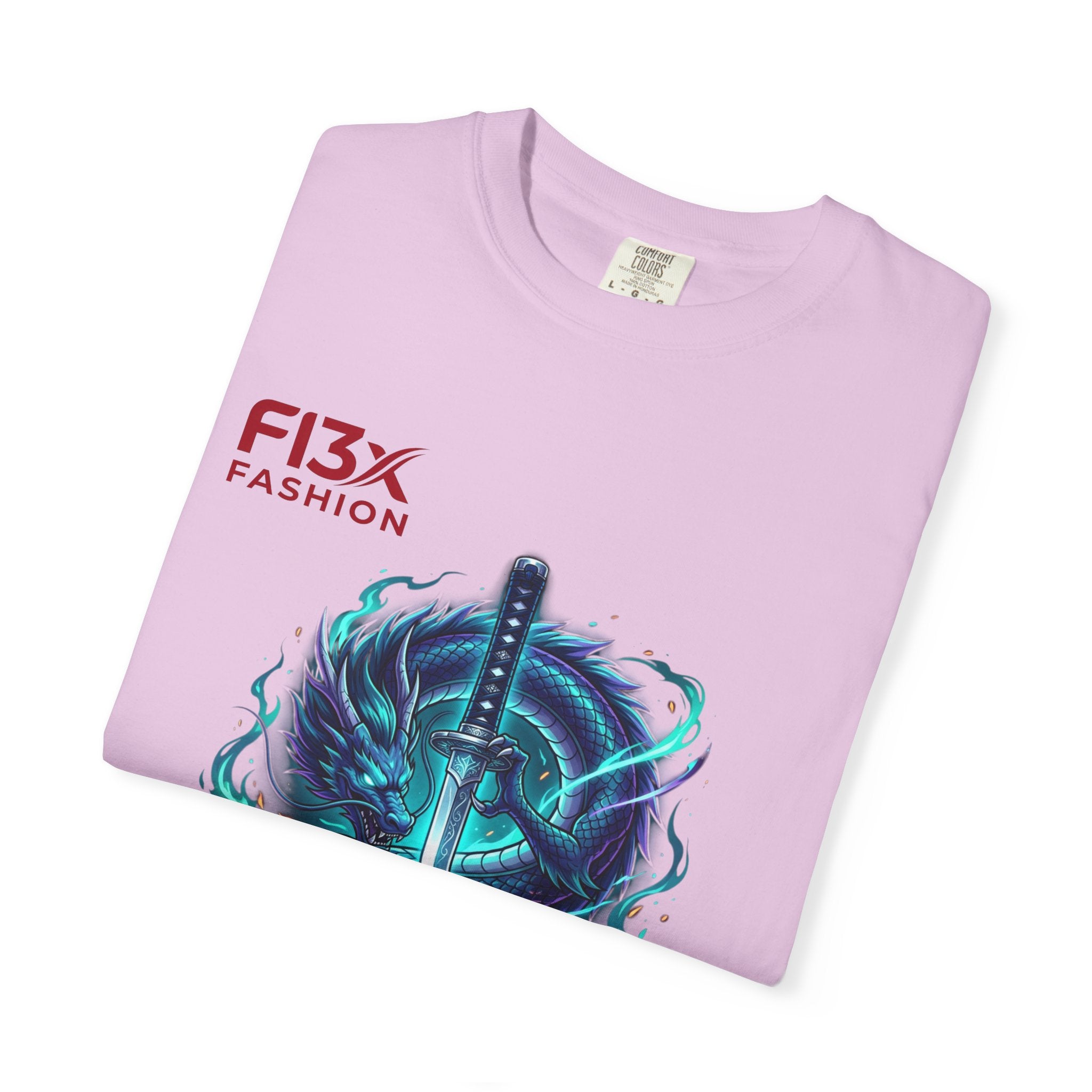Dragon Katana T-Shirt — Neon Samurai Sword Graphic Tee (17/17)