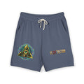 Conscious Symbol Fleece Sweat Shorts — Illuminati Triangle & Anarchy Graphic
