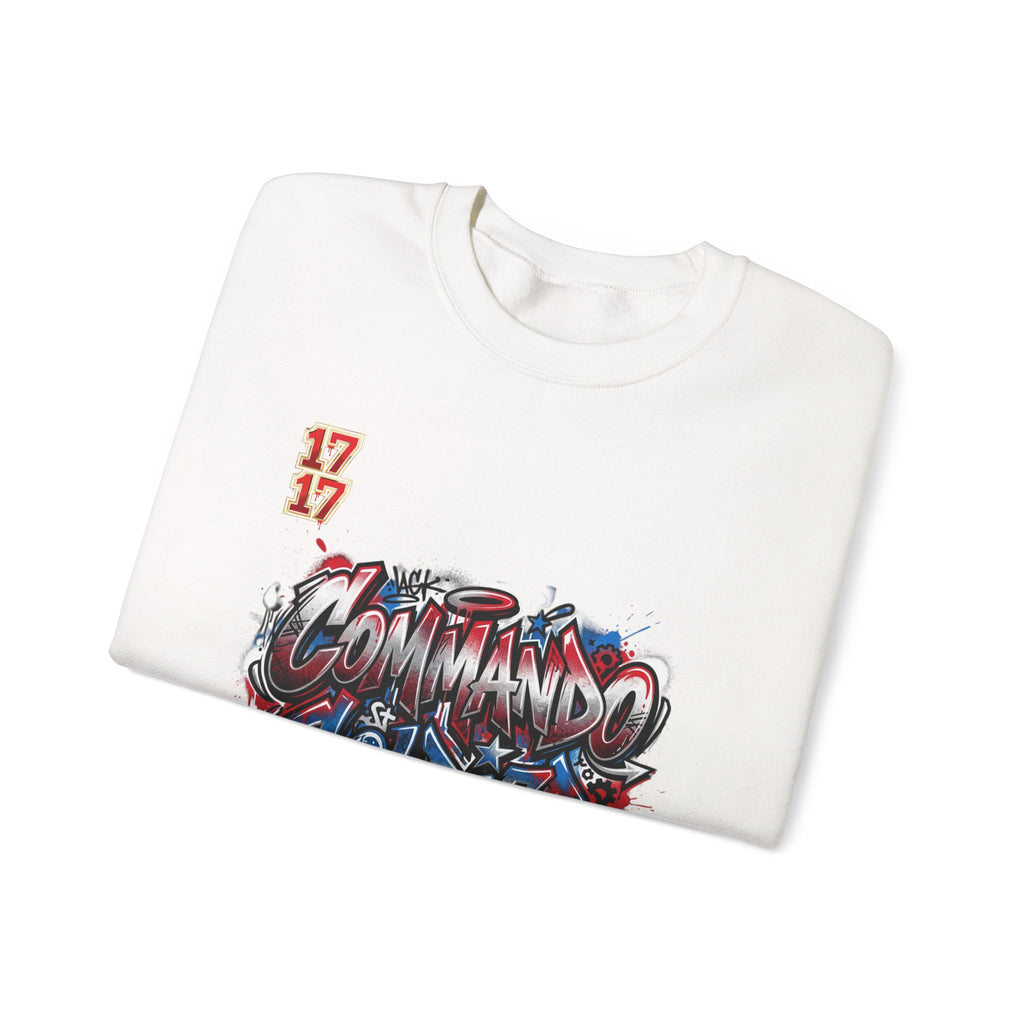 Commando Soldier Crewneck Sweatshirt — Graffiti Military Style