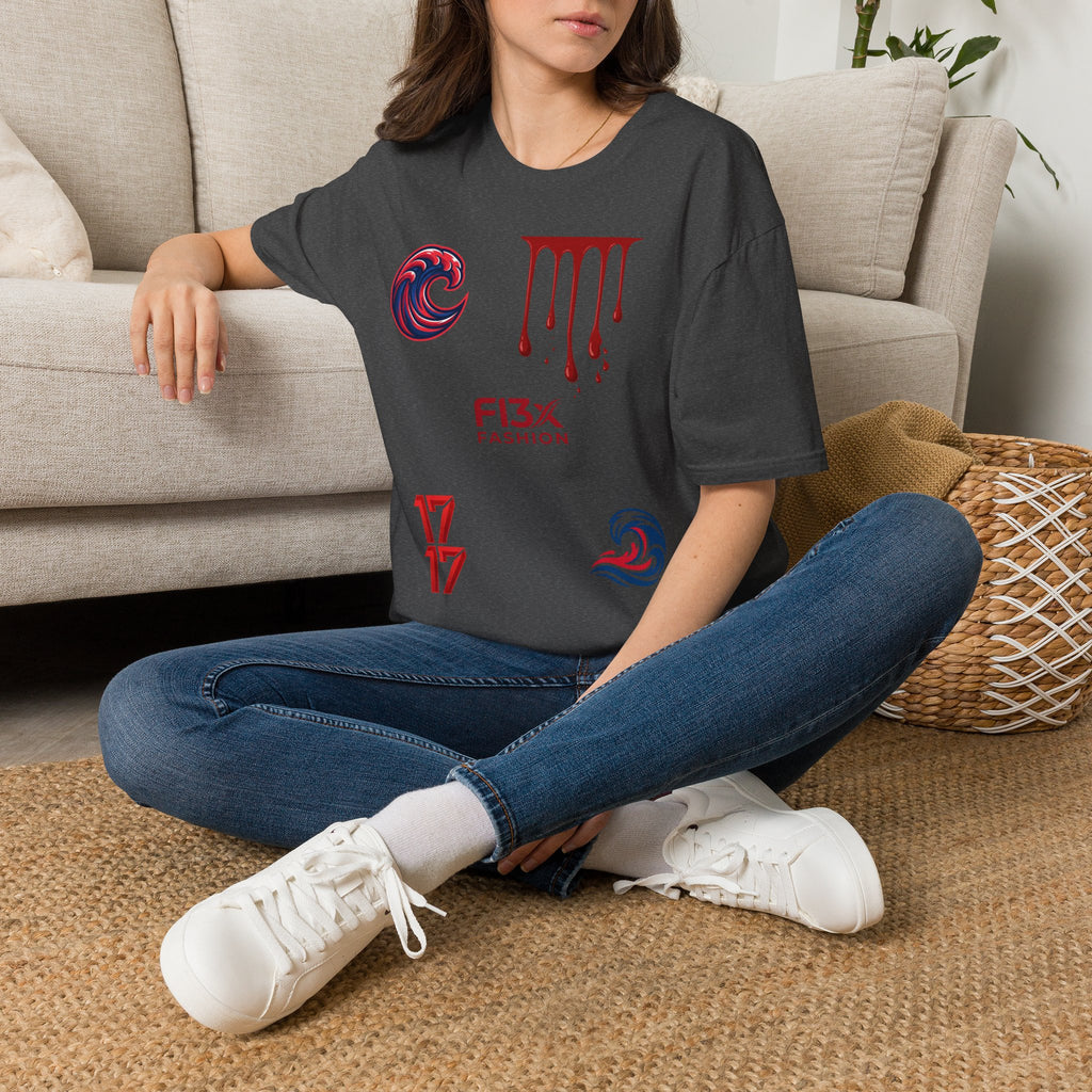 Graphic Tee — F13x Fashion Drip & Wave Design