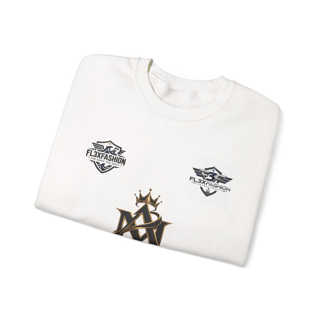 Logo Patch Crewneck Sweatshirt — Minimal Streetwear Brand Logos