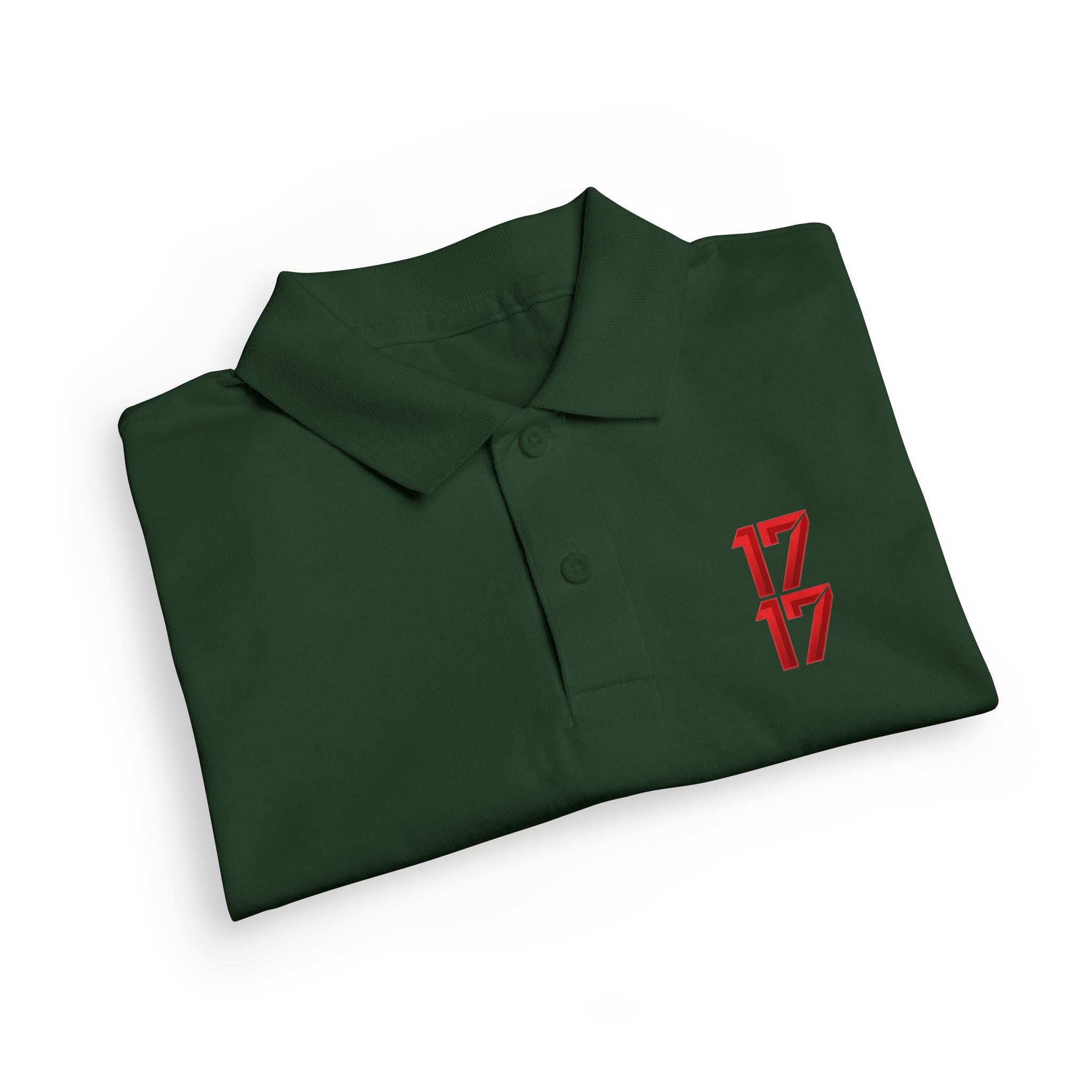 Youth Polo — Red 17 Graphic School Spirit Polo
