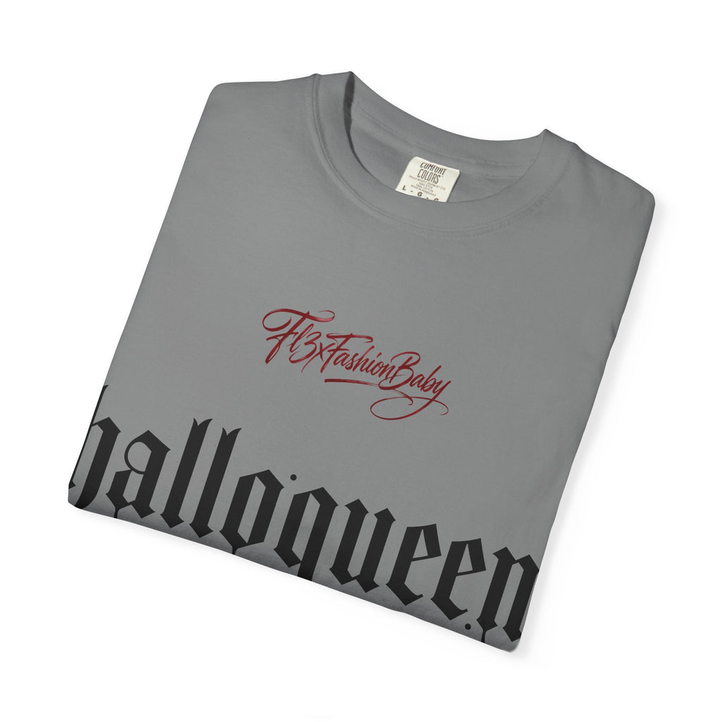 Halloqueen Graphic Tee — Gothic Halloween Party Shirt