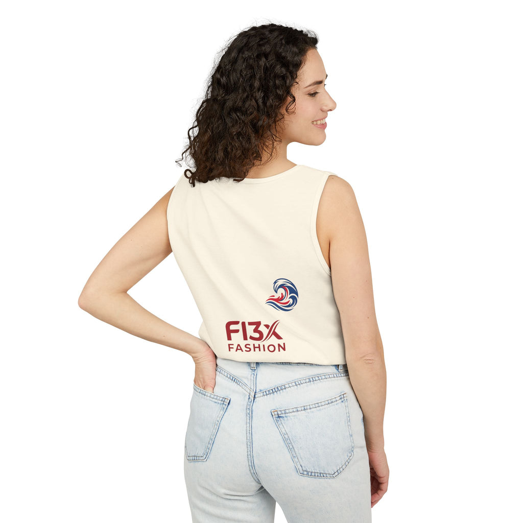 Graphic Tank Top — Colorful Street Art & Drip Logo Design