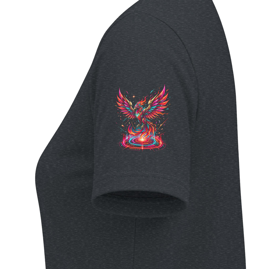 Women's V-Neck Tee — 'F13x Fashion' Floral Logo & Devil Graphic