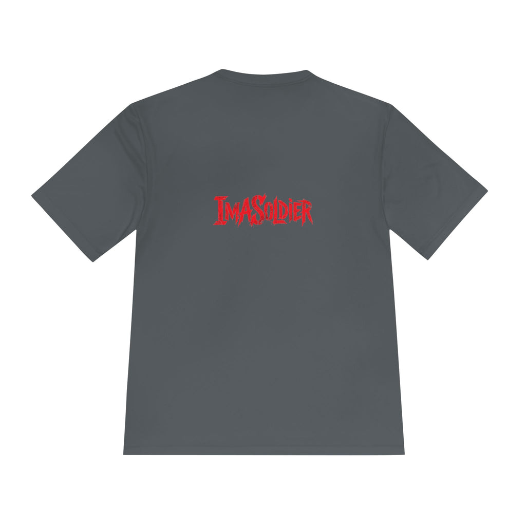 ImaSoldier Graphic Tee — Dark Joker Face Logo Moisture‑Wicking Shirt