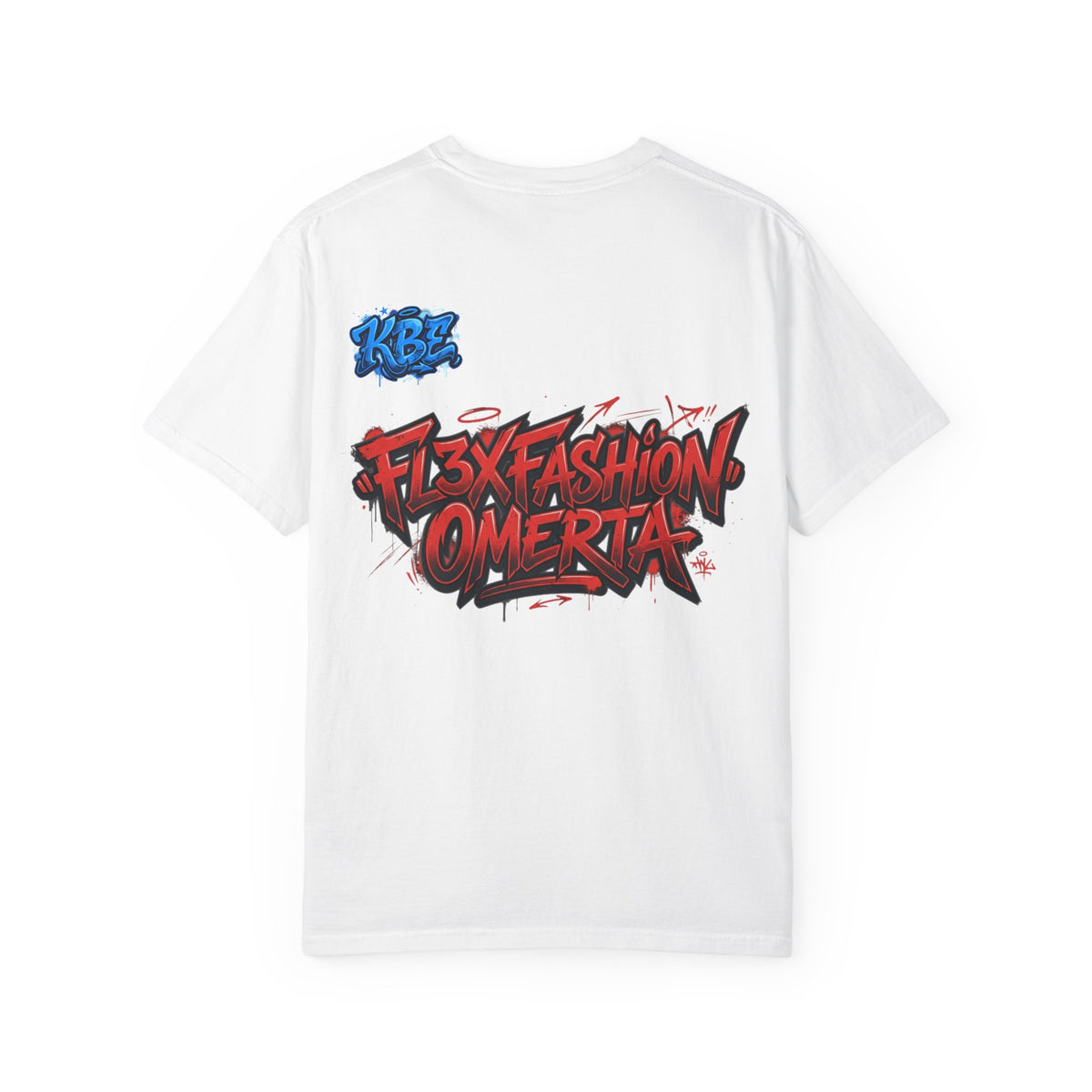 Cyberpunk Streetwear T-Shirt — "Fl3x Fashion Omertà" Graphic
