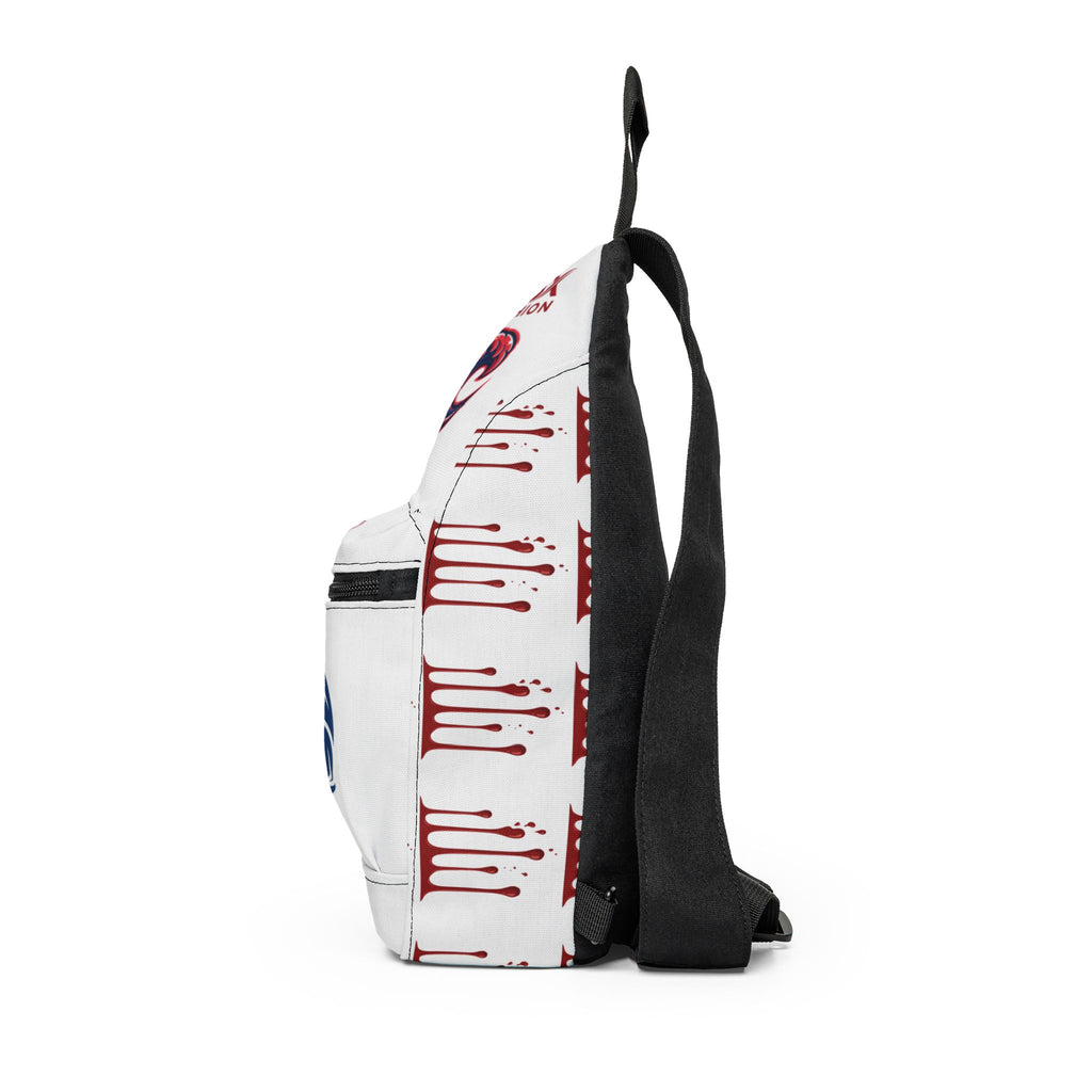 Sling Bag – F13x Fashion Red & Blue Wave Logo Crossbody