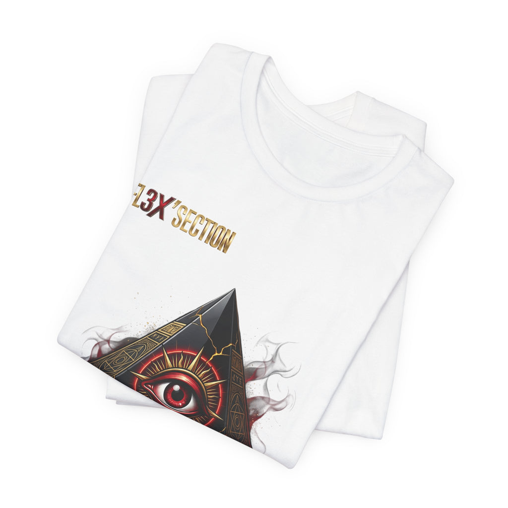 Occult Eye Pyramid Tee — "Visio et Imperium" Graphic T-Shirt