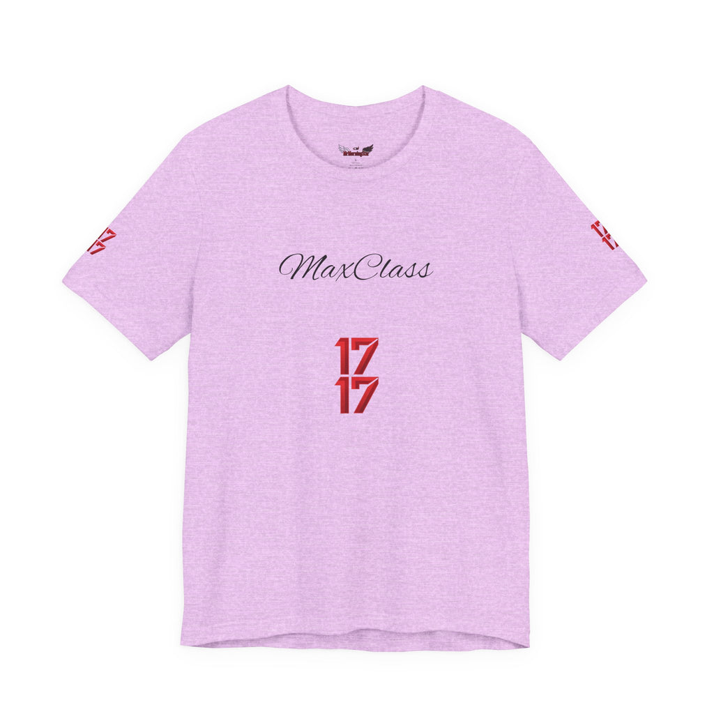 MaxClass '17' Graphic Tee — Minimal Script Logo T-Shirt