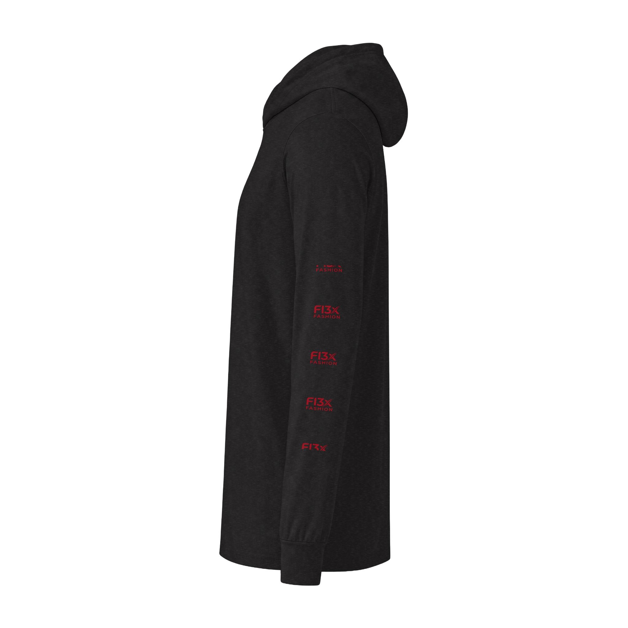 Horror Joker Face Hooded Long Sleeve Tee — Graphic Streetwear Top