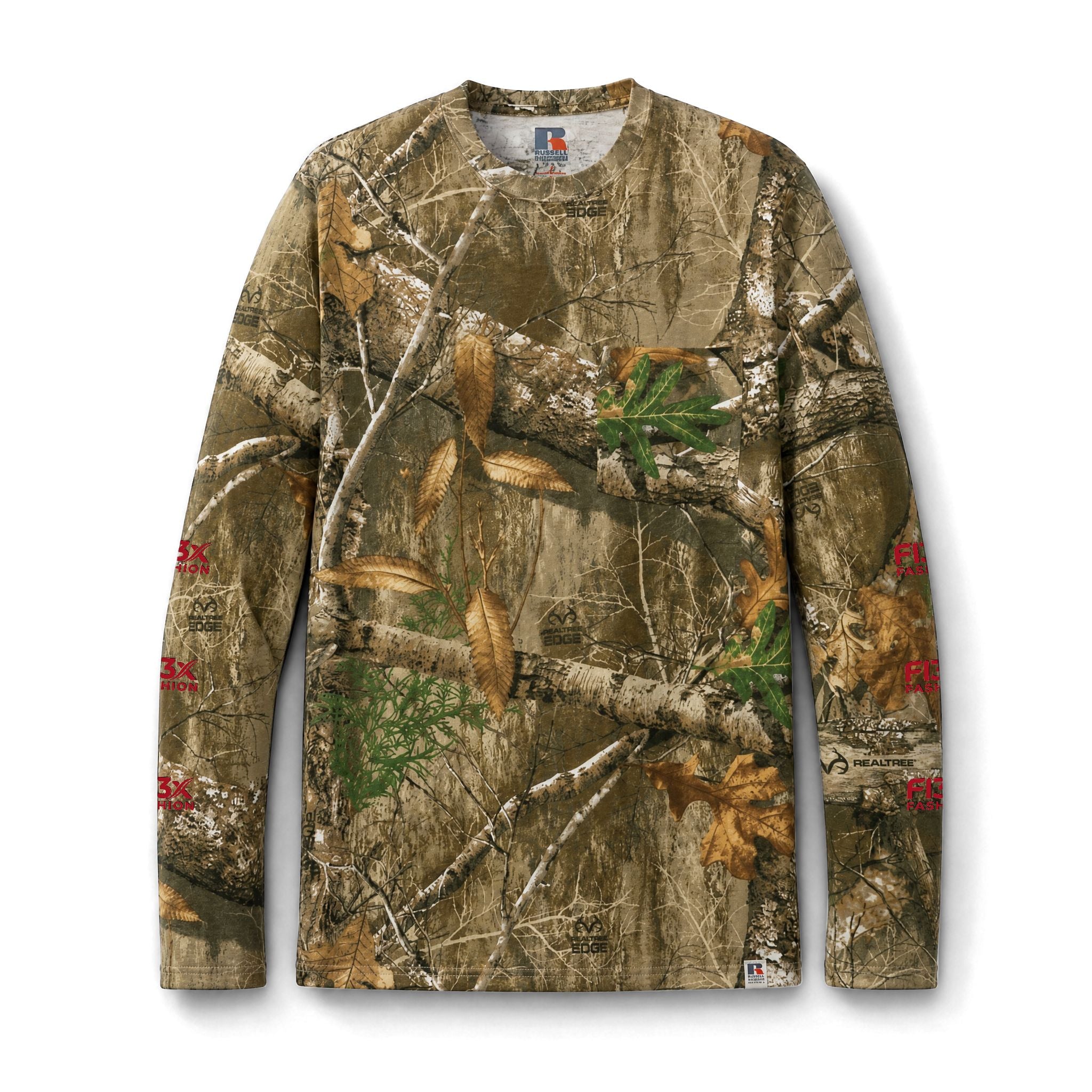 Camo Long Sleeve Pocket Tee — 'IMA SOLDIER' Graphic Hunting Shirt