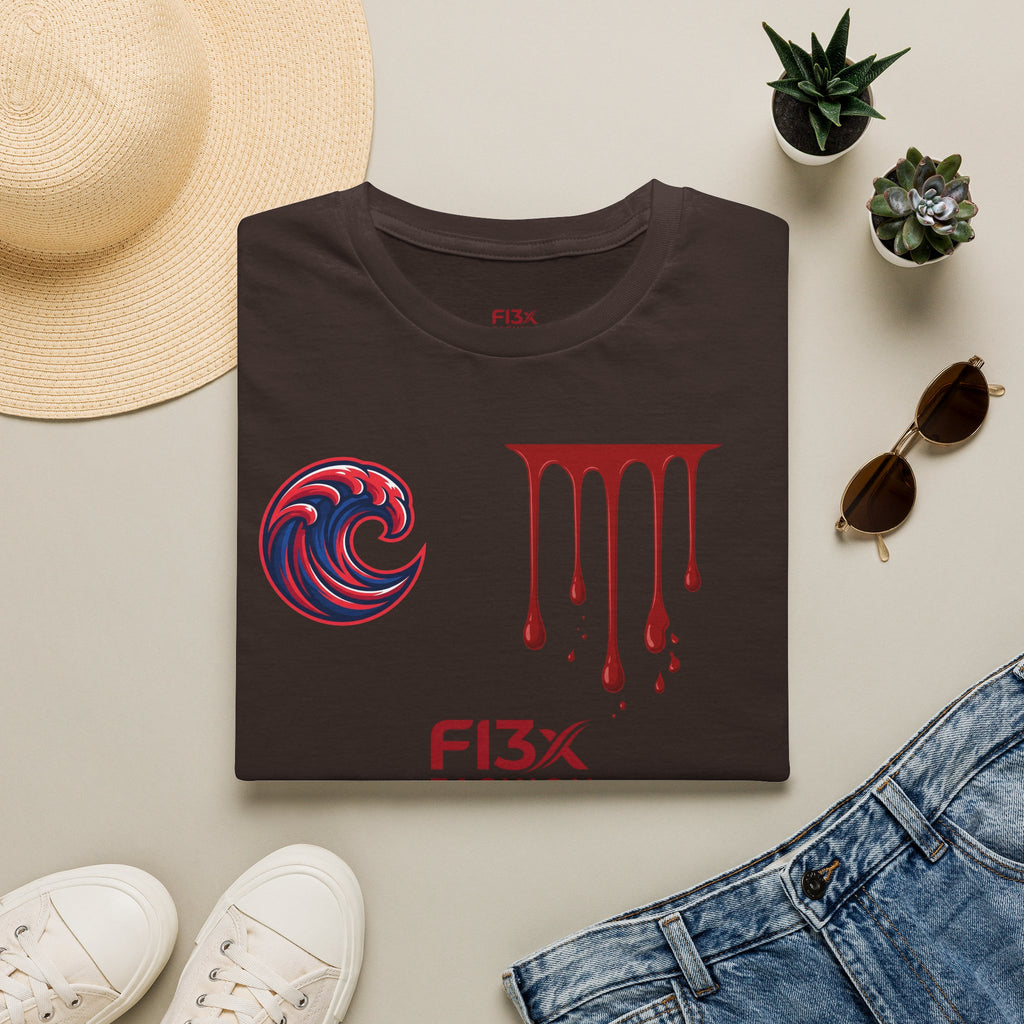 Graphic Tee — F13x Fashion Drip & Wave Design