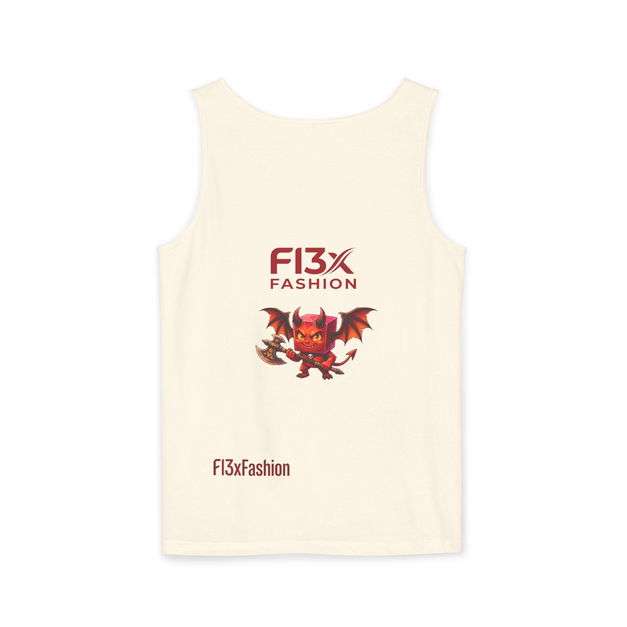 FL3X Fashion Graphic Tank Top — Neon Smiley & Devil Logo Streetwear