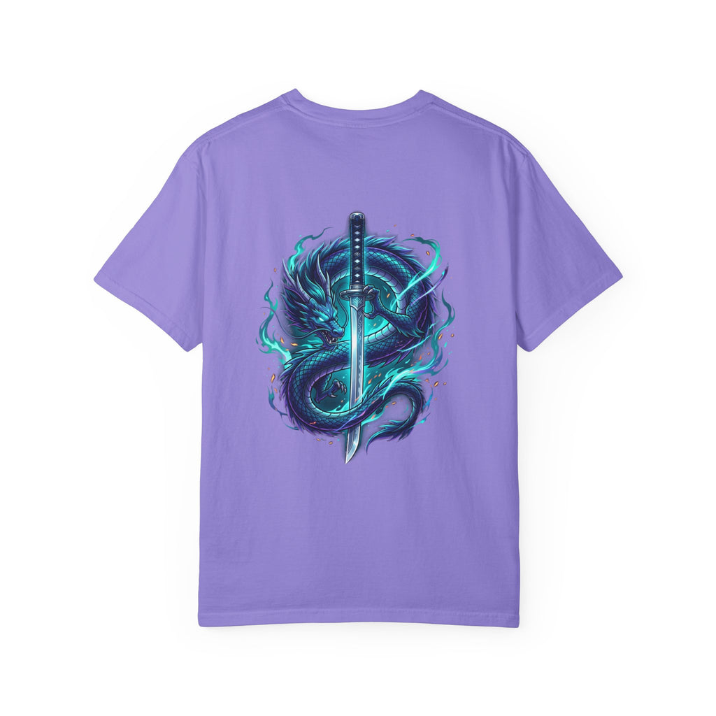 Dragon Katana T-Shirt — Neon Samurai Sword Graphic Tee (17/17)