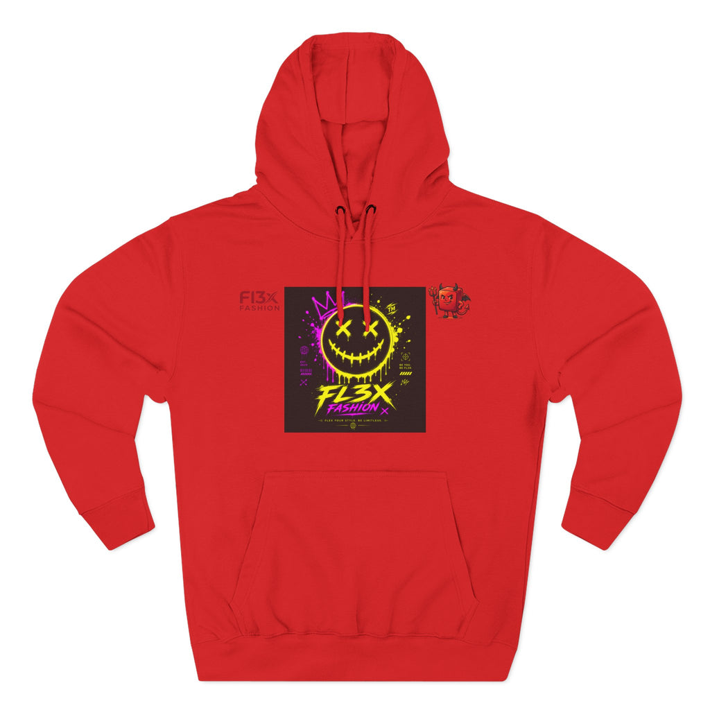 Smiley Neon Graphic Hoodie — FL3X Fashion Streetwear
