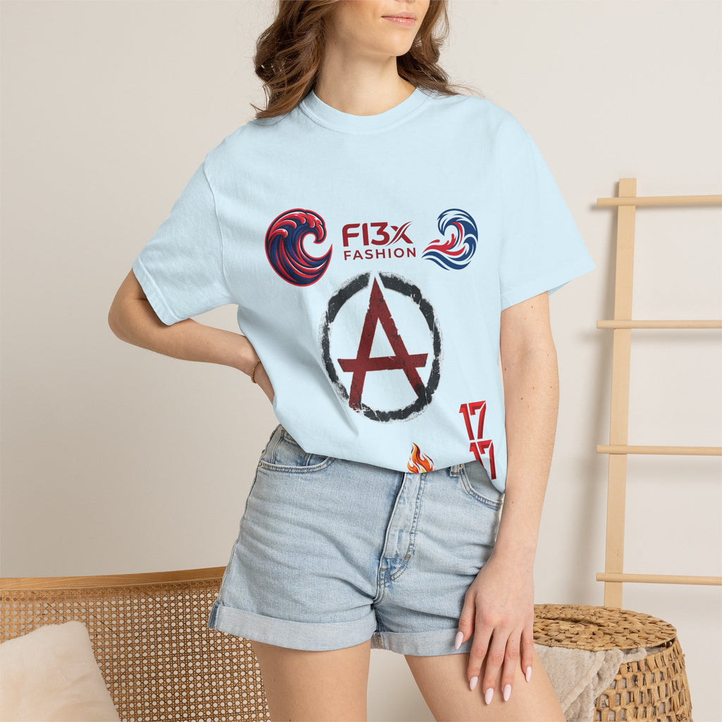 Graphic T-Shirt — 'Just Be You' FI3x Fashion Wave Logo Tee