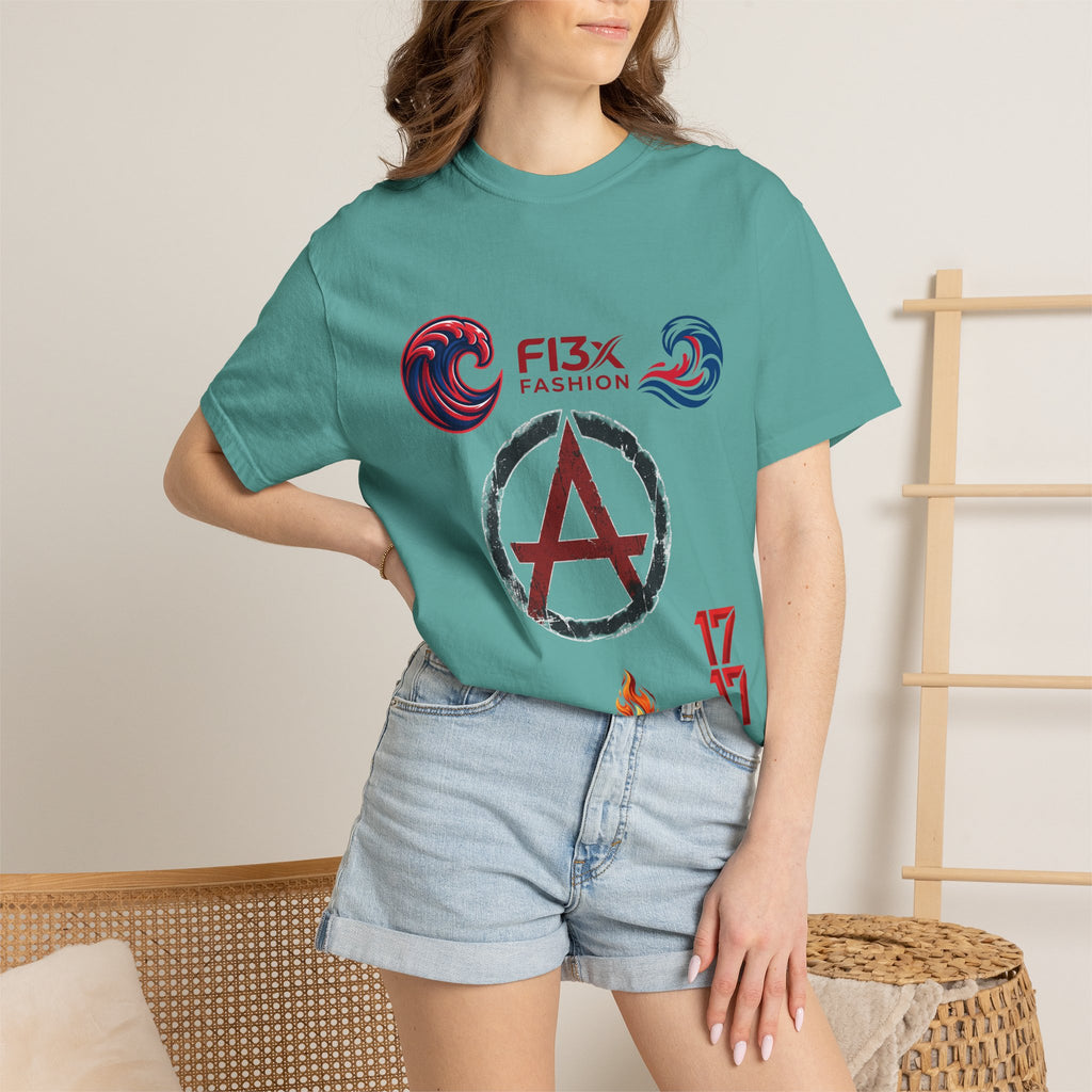 Graphic T-Shirt — 'Just Be You' FI3x Fashion Wave Logo Tee